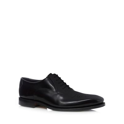 Steptronic Black leather lace up shoes